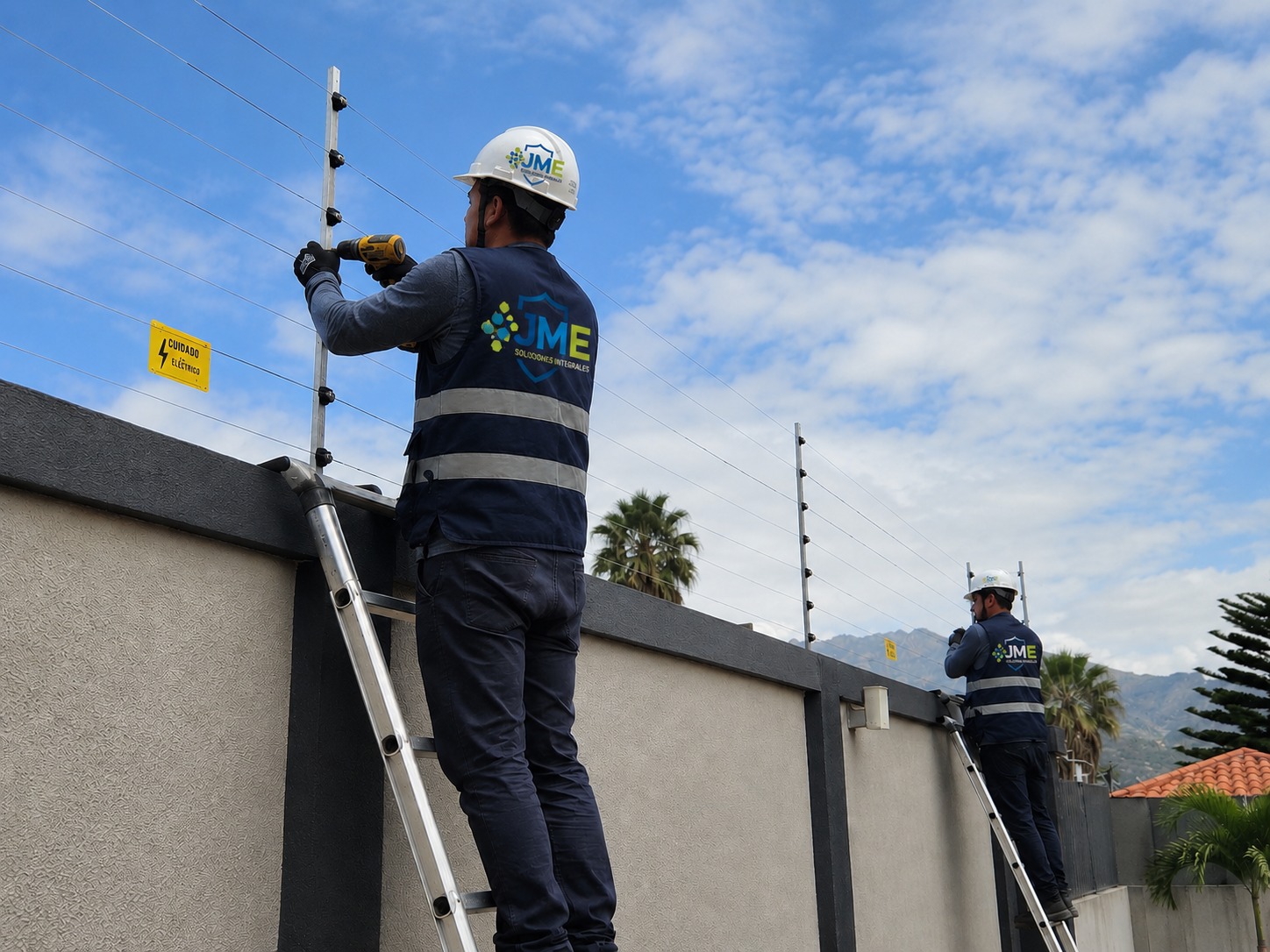 Instalación de cerco eléctrico perimetral